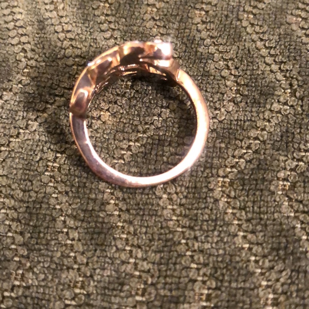 🍃 Set of three fairy leaf wood princess rings 5,6,7 - Picture 12 of 16
